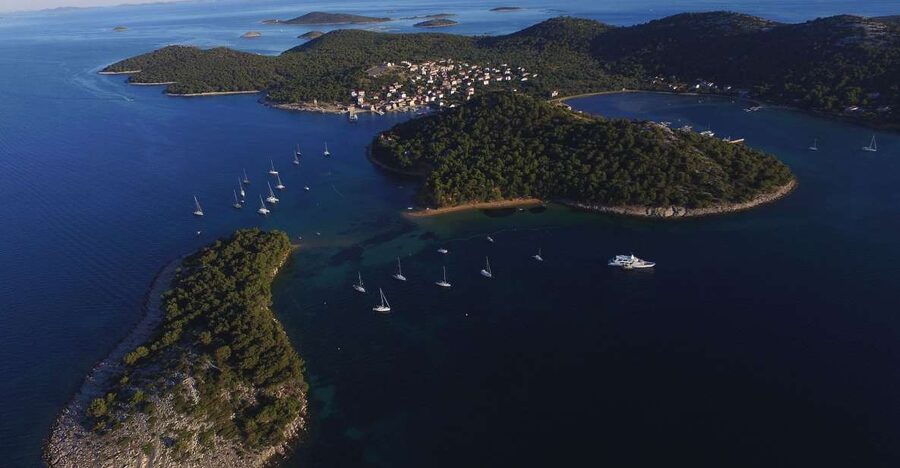 From Biograd: Golden Island of Vrgada Trip with Lunch - The boat ride on Nenad: sailing views before the beach