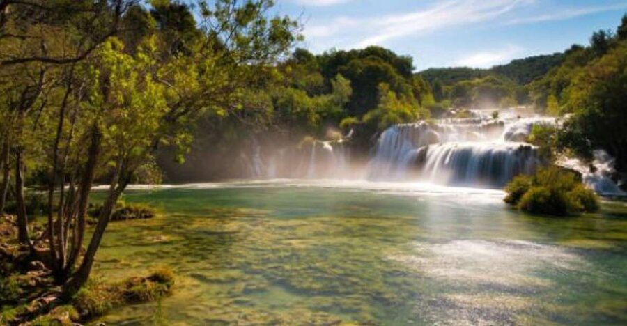 From Sibenik: Private Skradinski buk waterfall in Krka NP - Skradinski buk: what you’ll actually see at the 46-meter falls