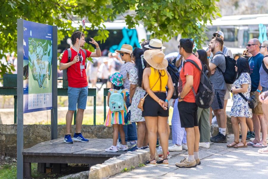 From Split: Krka National Park Tour - The heart of the day: your choice between a guided walk and solo time