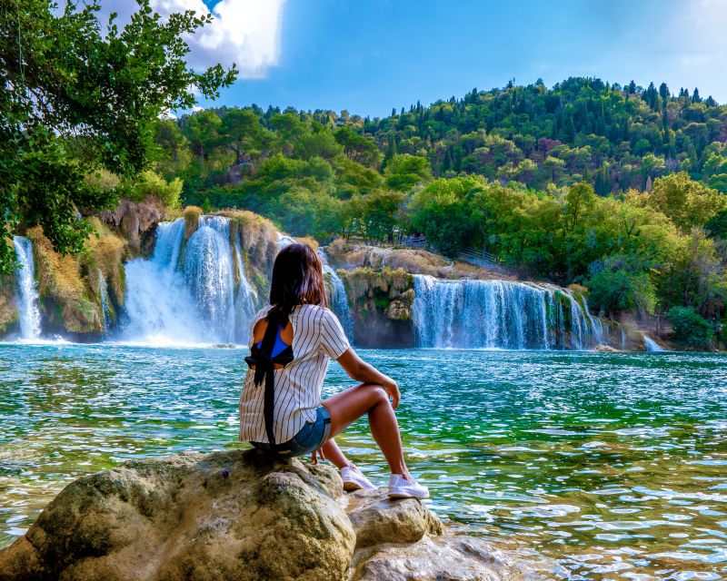 From Split: Krka National Park Tour - Gray Line meeting point in Split, then an easy coach ride