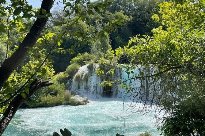 From Zadar Day Tour, Krka Waterfalls, Skradin Cruise, Swimming - Krka National Park: easy walking time, but read the swimming rules