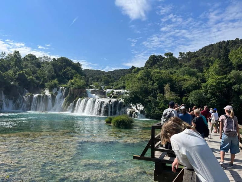 From Zadar: Krka Waterfalls Day Tour - Getting There: air-conditioned rides, Skradin, and the boat connection