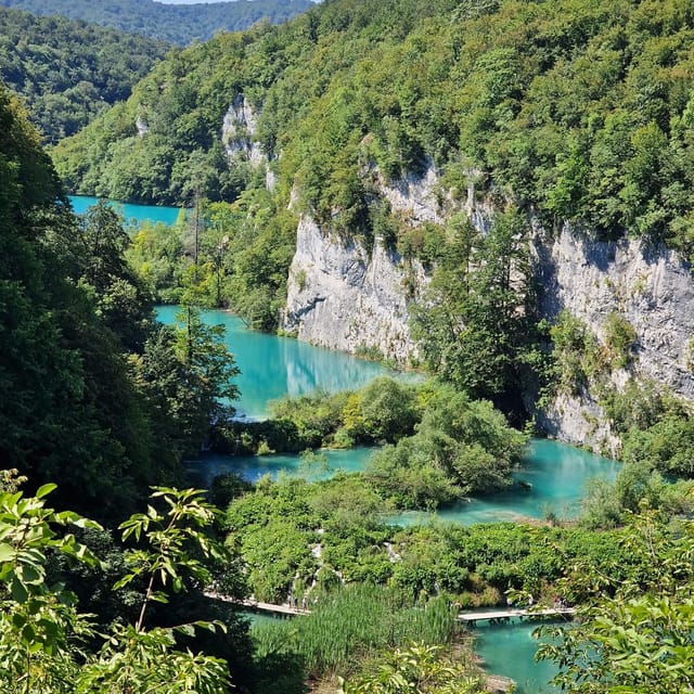 From Zadar: Plitvice Lakes Guided Tour with Boat & Train - Inside the park: “guided” doesn’t mean rushed every step