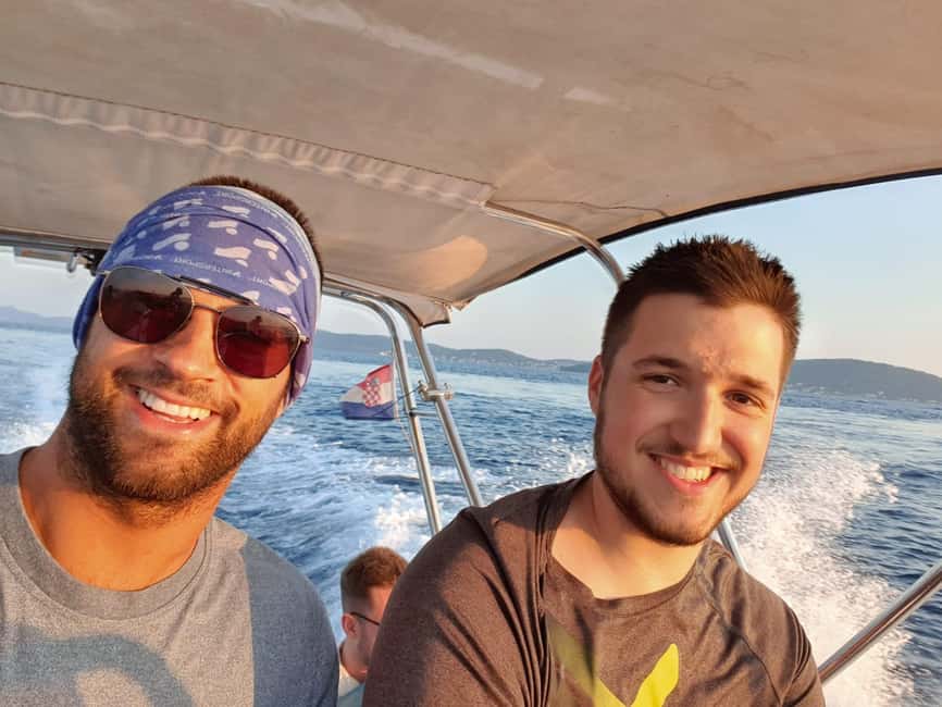 half day group speedboat tour of the islands around Zadar - The vibe on board: drinks, homemade liqueur, and a skipper who talks