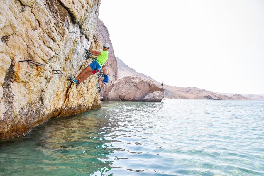 Kayak and Via Ferrata Adventure - Kayaking + Via Ferrata Over the Sea: The Real Hook