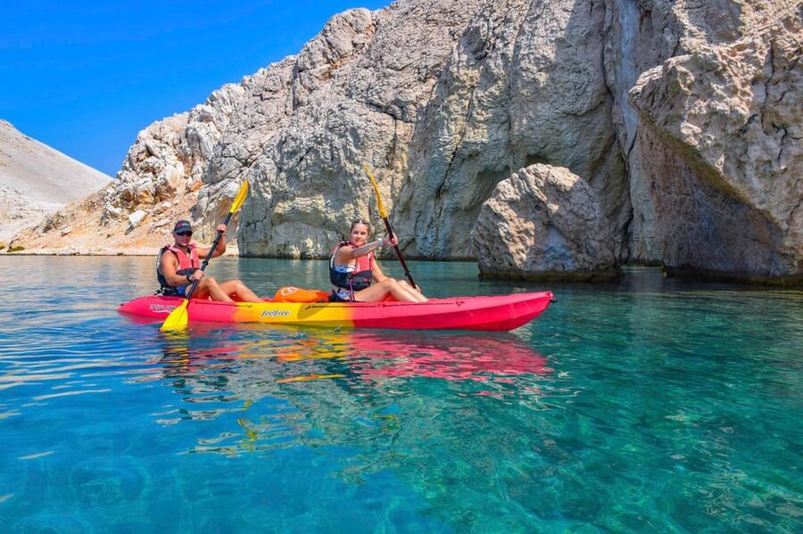 Kayak and Via Ferrata Adventure - Ručica Beach to the Water: What the First Minutes Are Like