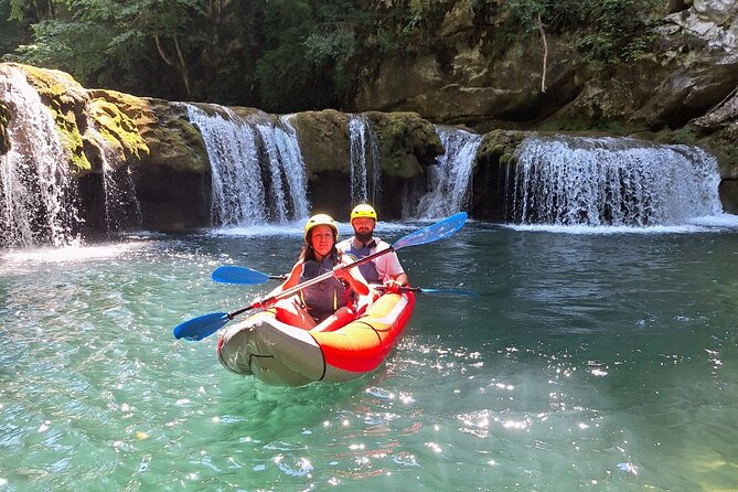 Kayaking Adventure on Mreznica River close to Plitvice Lakes - First Stop at Zečev Varoš: Getting Kitted for the River