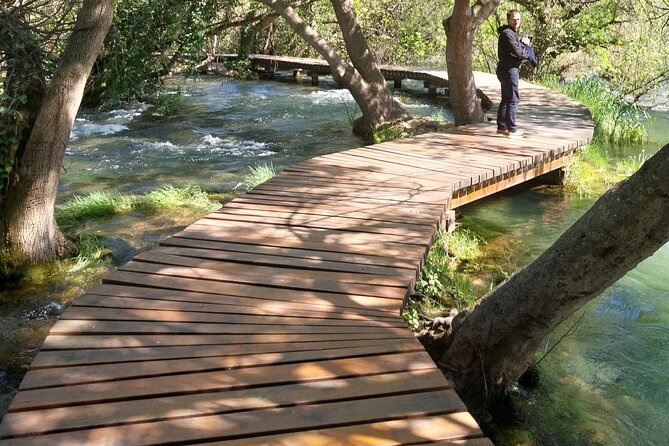 Krka Waterfalls & Skradin AFTERNOON Tour - TICKET INCLUDED - Your small-boat skipper experience on the way to the falls