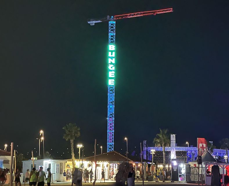 Novalja: Zrce Beach Bungee Jumping Experience - Safety gear, instructors, and the peace-of-mind extras