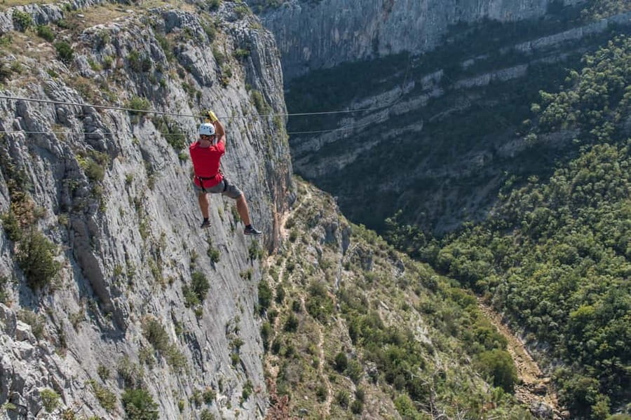 Šibenik : Zipline Šibenik - Čikola Canyon - How the 90 minutes actually feel on the ground
