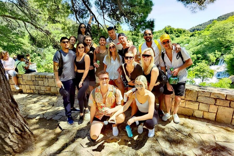 Split: Krka National Park Full-Day Tour with Wine Tasting - Skradinski Buk: the 2-km walk, boardwalk views, and the water mill story