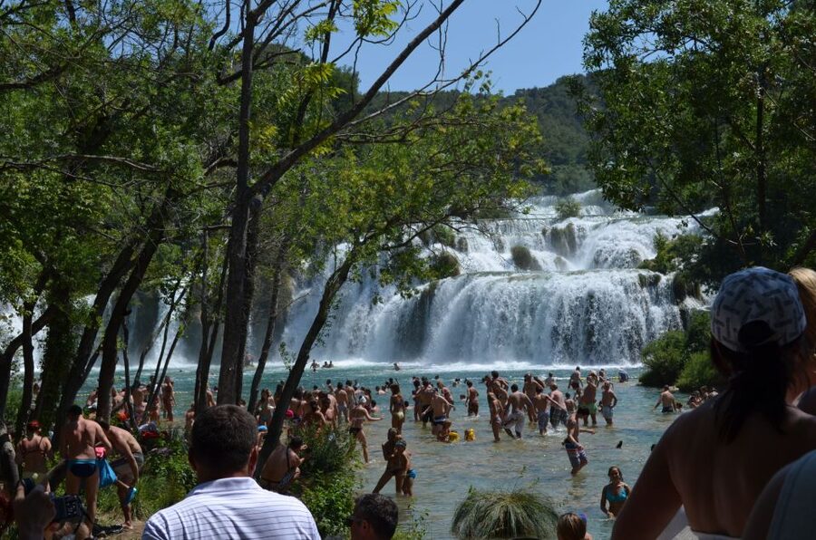 Vodice: Krka Waterfalls National Park Boat Tour - The scenic cruise route: St Anthony Channel to the Krka canyon
