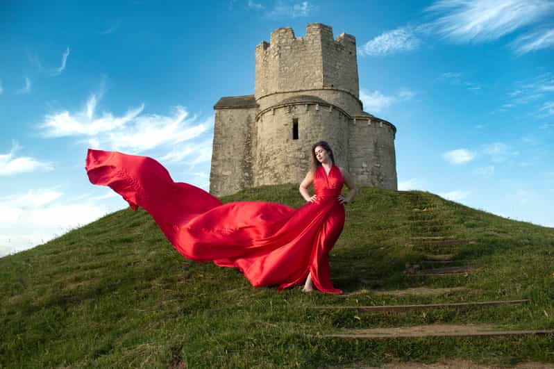 Zadar: Flying dress photo shoot - Flying dress photos in Zadar: what the experience is like