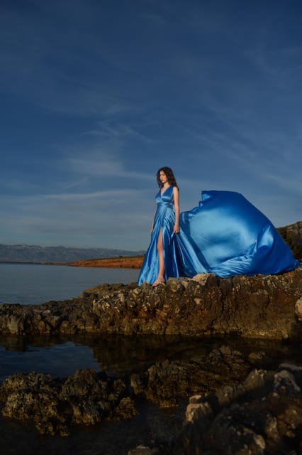 Zadar: Flying dress photo shoot - What you get: 15 edited photos and how to get the most from them