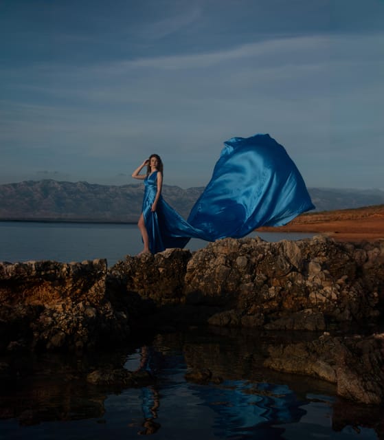 Zadar: Flying dress photo shoot - Pickup and drop-off: when it’s worth paying extra