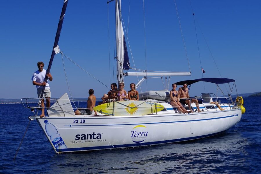 Zadar Half Day Sailing Trip - Returning through the channel: Sea Organ views and an easy finish