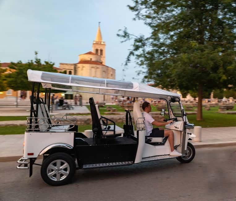 Zadar: Panorama Eco Tuk Tuk Tour - Comfort notes: the tuk-tuk is fun, not a lounge chair