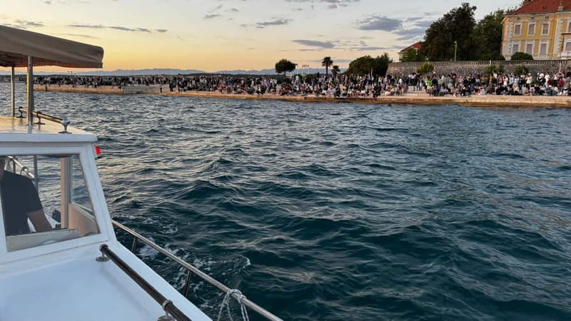 Zadar: Sunset boat tour with champagne - Price and port fee math: is $20 really good value?