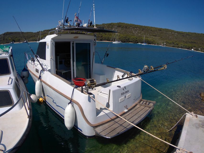 Zadar: Sunset Fishing Half-Day Guided Boat Trip - Getting on Board in Zadar: Foša and the Start Time Feel