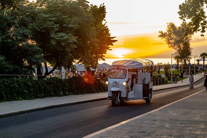 Zadar: Sunset Panorama Tour with Eco Tuk Tuk - Roman Forum overlook and St Donat church: history you can glance at