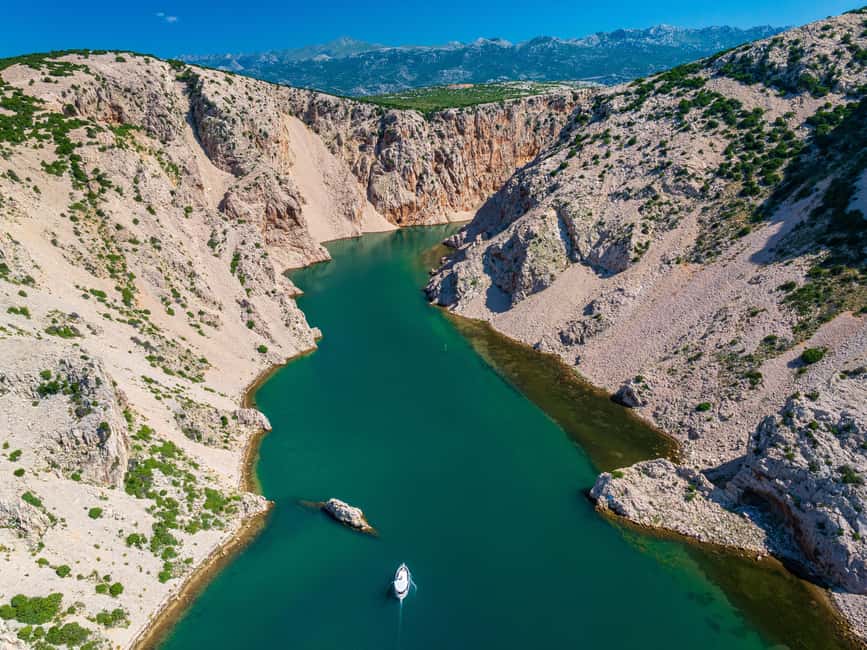 Zrmanja river & 3 Croatian seas boat tour - Novigrad Sea Start and the Route Under the Maslenica Bridges