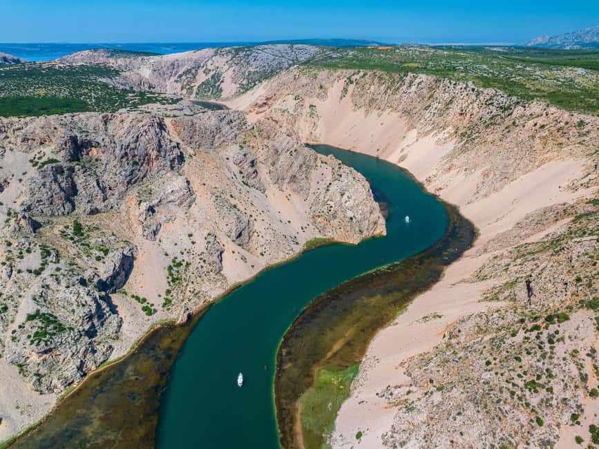 Zrmanja river & 3 Croatian seas boat tour - Adriatic Short Cruise + Your First Swim Break
