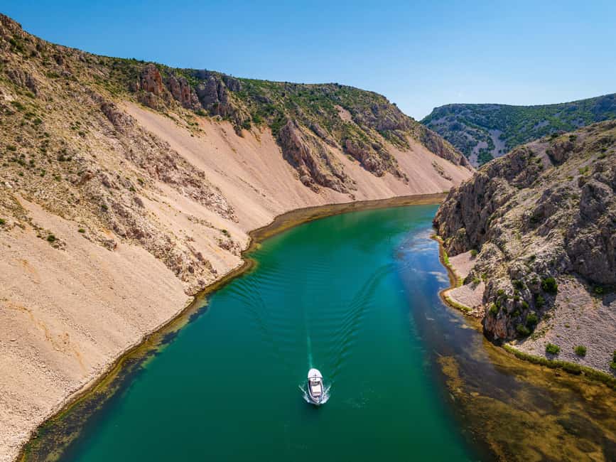 Zrmanja river & 3 Croatian seas boat tour - River Mouth Stop and the Second Swim Moment
